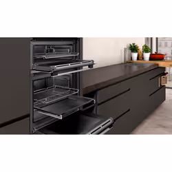Neff U2ACM7HH0B oven 71 L Black, Stainless steel - Additional view 4
