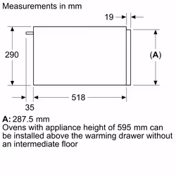 Neff N34HA11N1B warming drawer 54 L Black, Stainless steel - Additional view 7