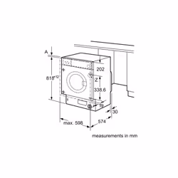 Neff W544BX2GB washing machine Front-load 8 kg 1400 RPM White - Additional view 6