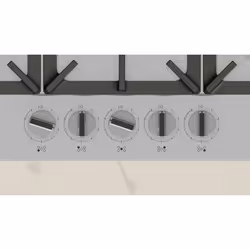 Neff T27CIQ8N0 hob Black, Stainless steel Built-in 75 cm Gas 5 zone(s)