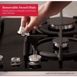 Neff T27CIQ8N0 hob Black, Stainless steel Built-in 75 cm Gas 5 zone(s) - Additional view 8