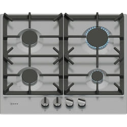 Neff T26CIP8N0 hob Black, Stainless steel Built-in 60 cm Gas 4 zone(s)