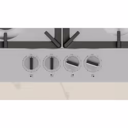 Neff T26CIP8N0 hob Black, Stainless steel Built-in 60 cm Gas 4 zone(s)