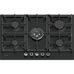 Neff T27CIQ8S0 hob Black Built-in 75 cm Gas 5 zone(s)