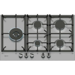 Neff T27CIS8N0 hob Black, Stainless steel Built-in 75 cm Gas 5 zone(s)