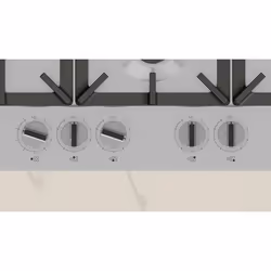 Neff T27CIS8N0 hob Black, Stainless steel Built-in 75 cm Gas 5 zone(s)
