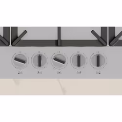 Neff T29CIR8N0 hob Black, Stainless steel Built-in 90 cm Gas 5 zone(s)