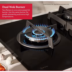 Neff T29CIR8N0 hob Black, Stainless steel Built-in 90 cm Gas 5 zone(s) - Additional view 7