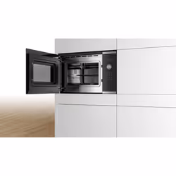 Bosch Serie 4 BEL553MS0B microwave Black, Silver, Stainless steel Grill microwave Built-in 25 L 900 W