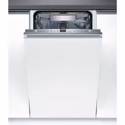 Bosch Serie 6 SPV66TX00G, Fully built-in, Slimline (45 cm), White, Stainless steel, Buttons, 1.75 m