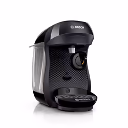 TASSIMO Happy, Capsule coffee machine, 0.7 L, Coffee capsule, Black
