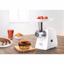 Bosch MFW2520W mincer 1500 W Stainless steel, White