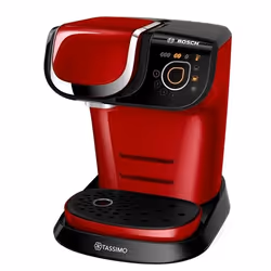 Bosch My Way 2, Capsule coffee machine, 1.3 L, Coffee capsule, 1300 W, Red