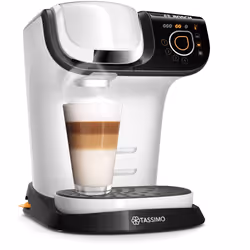 TASSIMO My Way 2, Capsule coffee machine, 1.3 L, Coffee capsule, Black, White