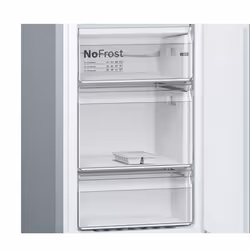 Bosch Serie 2 KGN34NLEAG fridge-freezer Freestanding 300 L E Grey, Stainless steel - Additional view 5