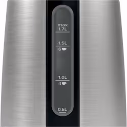 Bosch TWK3P420 electric kettle 1.7 L 2400 W Black, Stainless steel - Additional view 4
