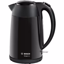 Bosch TWK3P423, 1.7 L, 2400 W, Black, Stainless steel, Water level indicator, Cordless