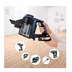 Bosch Serie 6 BBS611GB stick vacuum/electric broom 2-in-1 stick vacuum Battery Dry Bagless Black, Blue, Silver 2 Ah - Additional view 6