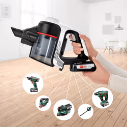 Bosch Serie 6 BCS612GB stick vacuum/electric broom Battery Dry Bagless 0.3 L White 2.5 Ah - Additional view 6