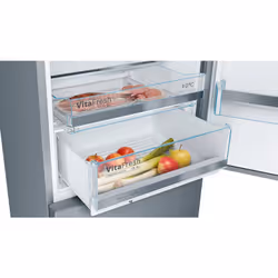 Bosch Serie 6 KGE49AICAG fridge-freezer Freestanding 419 L C Stainless steel - Additional view 5