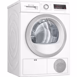 Bosch Serie 4 WTH85222GB, Freestanding, Front-load, Heat pump, White, Right, Silver, White