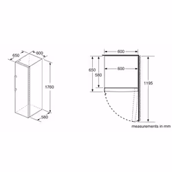 Bosch Serie 4 GSN33VWEPG freezer Upright freezer Freestanding 225 L E White - Additional view 6