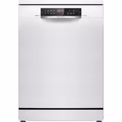 Bosch Serie 6 SMS6ZDW48G, Freestanding, Full size (60 cm), White, Black, Touch, 175 m