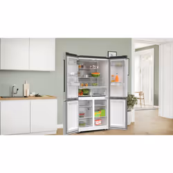 Bosch Serie 6 KFN96APEAG side-by-side refrigerator Freestanding 605 L E Stainless steel - Additional view 4