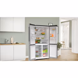 Bosch Serie 4 KFN96VPEAG side-by-side refrigerator Freestanding 605 L E Stainless steel - Additional view 4