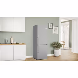 Bosch Serie 4 KGN36VLDTG fridge-freezer Freestanding 321 L D Stainless steel