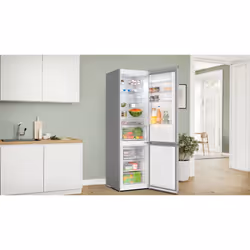 Bosch Serie 4 KGN397LDFG fridge-freezer Freestanding 363 L D Stainless steel