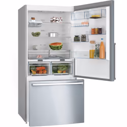 Bosch Serie 6 KGB86XIEP fridge-freezer Freestanding 631 L E Stainless steel
