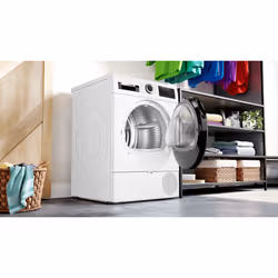 Bosch Serie 6 WQG233D8GB tumble dryer Freestanding Front-load 8 kg A+++ White