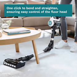 Bosch BCS71HYGGB stick vacuum/electric broom 2-in-1 stick vacuum Battery Dry&wet HEPA Bagless Aqua colour, Black, White - Additional view 5