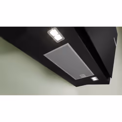 Bosch Serie 6 DWK81AN60 cooker hood Wall-mounted Black 432 m³/h