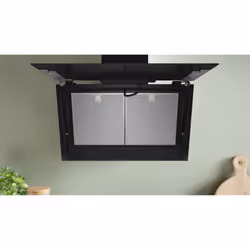 Bosch Serie 6 DWK81AN60 cooker hood Wall-mounted Black 432 m³/h