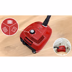 Bosch Serie 4 BGD38RD1H vacuum 4 L Drum vacuum Dry 600 W Dust bag - Additional view 5