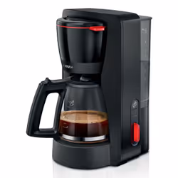 Bosch TKA3M133, Drip coffee maker, 1.4 L, Ground coffee, 1200 W, Black