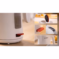 Bosch TWK2M161 electric kettle 1.7 L 2400 W White - Additional view 4