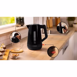 Bosch MyMoment electric kettle 1.7 L 3000 W Black - Additional view 4