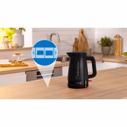 Bosch MyMoment electric kettle 1.7 L 3000 W Black