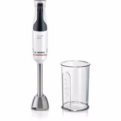 Bosch Serie 4 MSM4W210, Immersion blender, 0.6 L, 1.4 m, 600 W, Black, White
