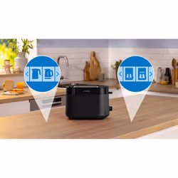 Bosch TAT2M123 toaster 6 2 slice(s) 950 W Black - Additional view 4