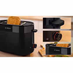 Bosch TAT2M123 toaster 6 2 slice(s) 950 W Black - Additional view 5