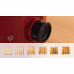 Bosch TAT2M124 toaster 6 2 slice(s) 950 W Red - Additional view 6