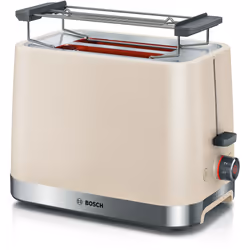 Bosch TAT4M223GB, 2 slice(s), Cream, Plastic, Buttons, Rotary, 950 W, 220 - 240 V
