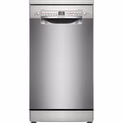 Bosch Serie 2 SPS2HKI58E, Freestanding, Slimline (45 cm), Stainless steel, Silver, Buttons, 1.75 m