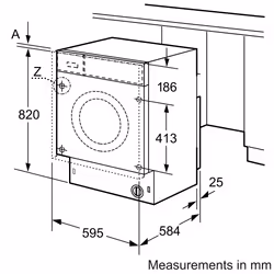 Bosch Serie 6 WKD28543GB washer dryer Built-in Front-load White E - Additional view 4