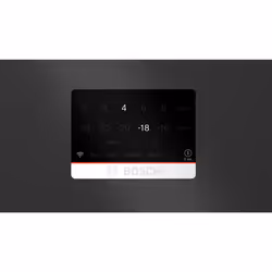 Bosch Serie 8 KGP86AXB0N fridge-freezer Freestanding 621 L B Black, Stainless steel