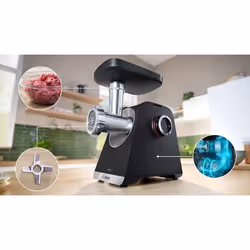 Bosch Serie 6 MFWS650B mincer 500 W Black, Silver - Additional view 3